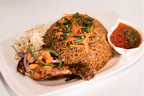 Jollof Rice with Fried